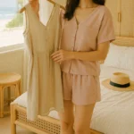 여름 바캉스 린넨 원피스 스타일링