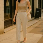 여름 키작녀 바지