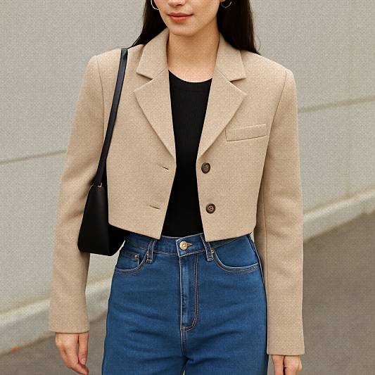 키작녀에게 어울리는 봄 자켓