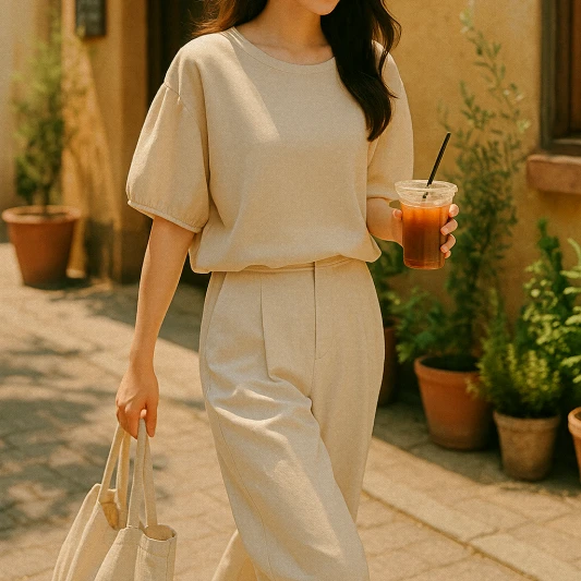 팔뚝살 커버 반팔