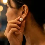 연말 파티룩 포인트 볼드 진주 귀걸이