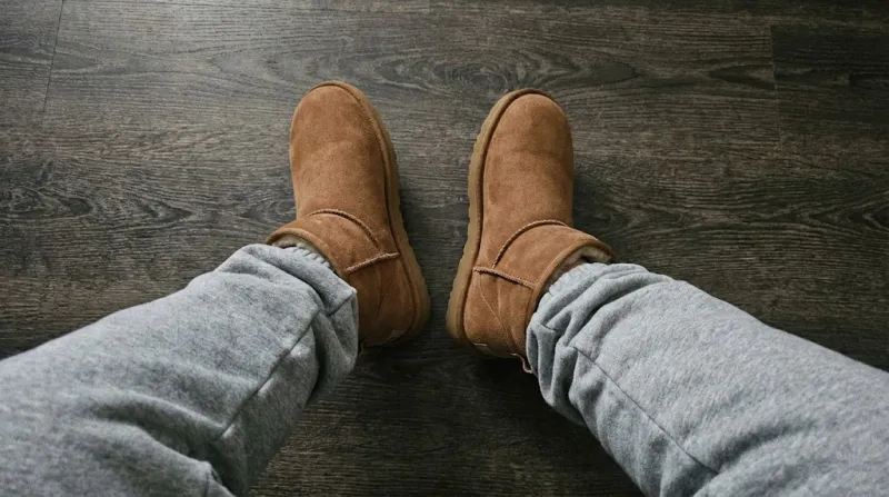 남자 어그 부츠 조거팬츠 코디 스타일링