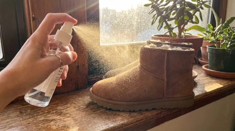 스웨이드 어그 부츠 방수 스프레이 관리법