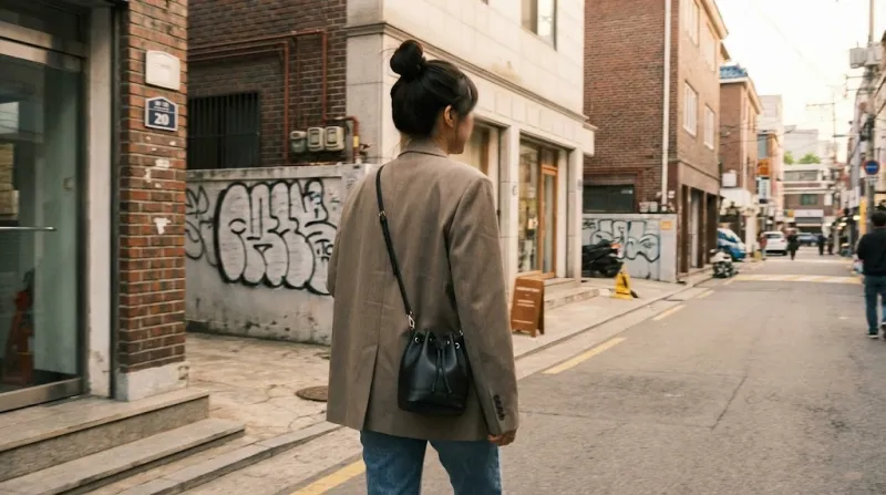 비비안웨스트우드 버킷백 스타일 20대 대학생 데일리룩 코디