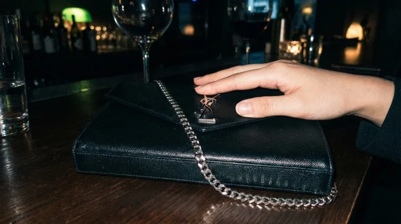 프라다 생로랑 WOC 미니백 체인 지갑 디테일 및 착용샷