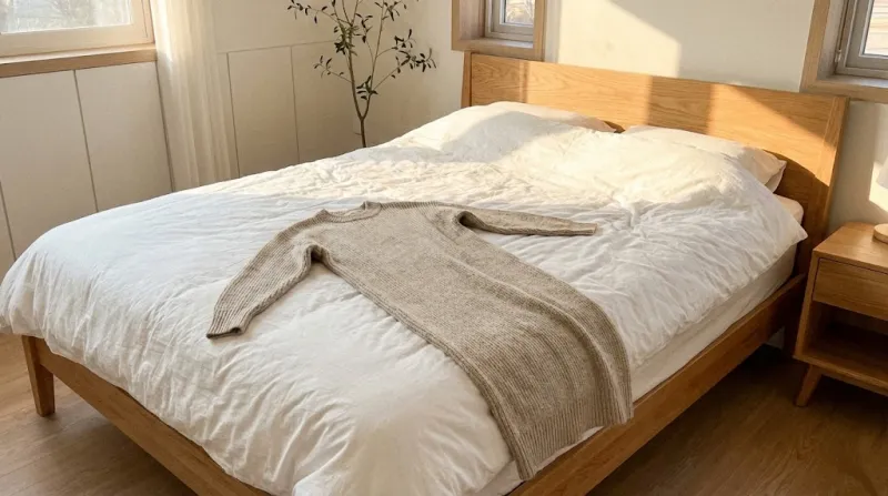 설날 며느리룩 옷차림 고민 니트 원피스