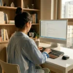 30대 여자 미니멀 오피스룩 출근룩 코디 전경