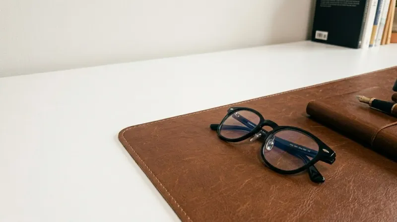 지적인 무드의 긱시크 뿔테 블루라이트 차단 안경