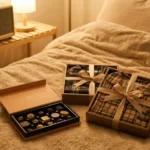 발렌타인데이 잠옷 선물과 초콜릿