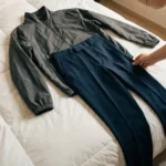 30대 남자 출근룩 고프코어 듀프 바람막이 코디 준비