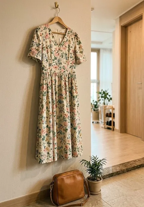 여성 봄 하객룩 원피스 코디 아이템