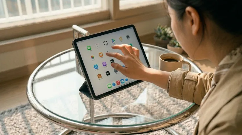 트렌치코트 코디 3월 여자 봄 패션 아이패드 에어 활용