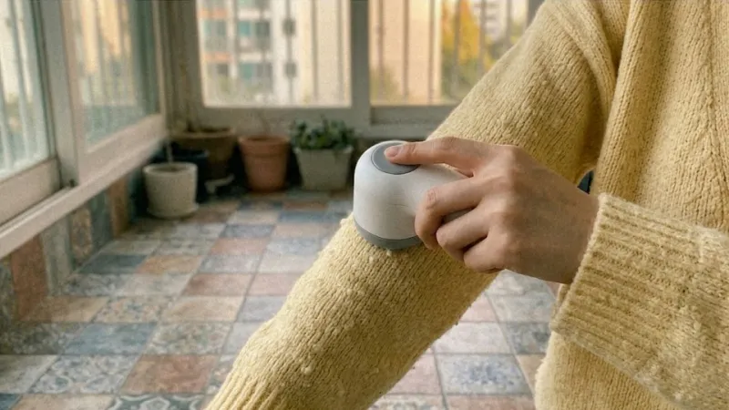 가디건 보풀 제거 및 니트 관리법